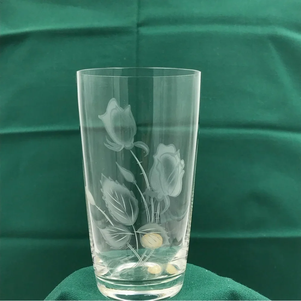 Vintage Rosenthal Etched Glass Set of Glasses